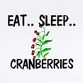 thumbnail image 2 of CafePress - Eat ... Sleep ... CRANBERRIES Infant Bodysuit - Baby Light Bodysuit, Size Newborn - 24 Months, 2 of 4
