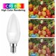 thumbnail image 4 of Bombilla LED E14 C37, 5W, equivalente a una bombilla incandescente de 40W, 400lm, blanco cálido 3000K, no regulable, 6 unidades por paquete [Clase de eficiencia energética A+], 4 of 5