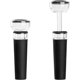 thumbnail image 1 of Juego de 2 tapones para vino, tapón para botella de vino con bomba de vacío integrada para ahorrar vino, tapas de silicona aptas para alimentos, mantiene el vino fresco hasta una semana, 1 of 5