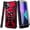 Red, variant on Wiko Ride 3 Phone Case with Tempered Glass Screen Protector (Full Coverage), Nagebee Full-Body Protective Shockproof [Military-Grade], Built in Kickstand, Heavy-Duty Durable Case (Camo)