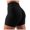 Black, variant on OSOLU Womens Workout Seamless Scrunch Lifting Shorts High Waist Gym Yoga Shorts Sports Soft Tummy Control Workout Athletic Gym Bottoms Red L