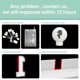 thumbnail image 5 of Marquee Light Up Numbers Teebloom de 3 pies con bolsa de agua pesada, 5 of 6