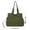 Green, variant on Women's Nylon Tote Bag, Lightweight Water-Resistant Handbag with Multiple Pockets, Adjustable Drawstring Closure for Travel, Gym, Office Work