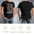 thumbnail image 5 of The Devil Saw Me With My Head Down Glam Men's Cotton Short Sleeve HD Print Tee for Casual T-Shirt Crew Neck Top Black 2XL, 5 of 7