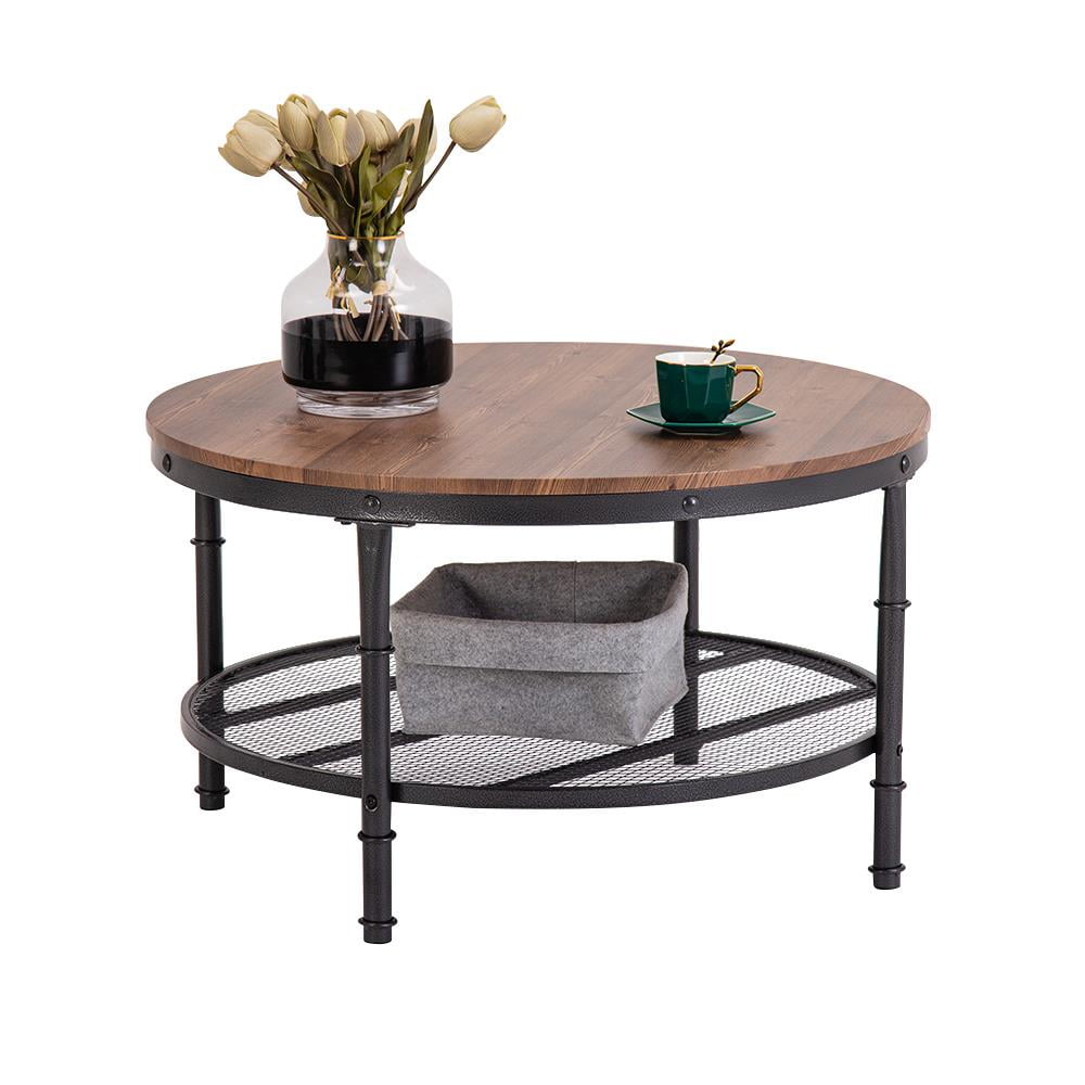 Ktaxon Industrial Coffee Table For, Industrial Coffee Table With Storage