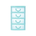 thumbnail image 4 of Plastic Storage Drawers Organizer, Clear Plastic Storage Containers, 7X5X10 In, Sky Blue, Large, Countertop Sorting, 1 Pc, 4 of 8