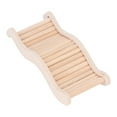 thumbnail image 2 of Hamster Climbing Ladder Toy, Beech Birch Wood Wave Structure Climbing Tool Anxiety Reduction Interactive Bridge for Small Animals, 2 of 7