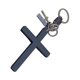 thumbnail image 5 of Retro de cuero Cross Cross Keychain Religious Keychain Decoración Amantes de la decoración Regalo colgante, 5 of 6