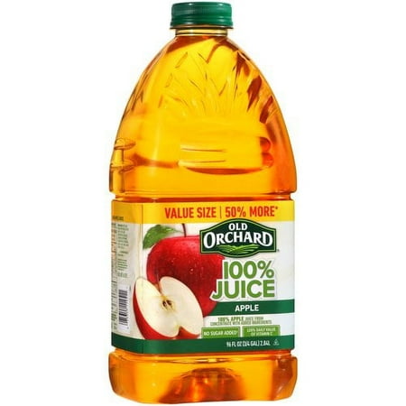 Old Orchard 100% Juice, Apple, 96 Fl Oz