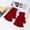 date red, variant on Fingerless Moisturising Gloves - Silicone Gel Soaked Make-Up Spa Gloves Eczema Hand Skin Care Night Care Cracked Fingers Aloe Vera Moisturising Gloves For Men And Women