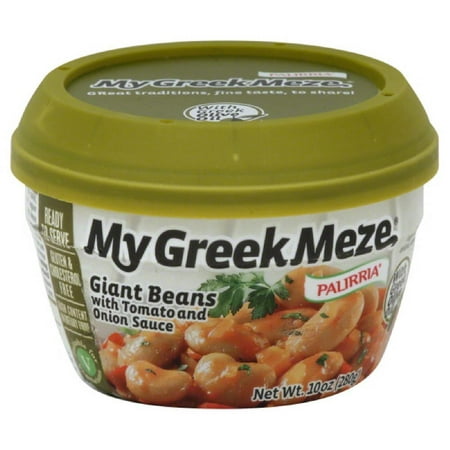 My Greek Meze Giant Beans with Tomato and Onion Sauce, 10 Oz (Pack of