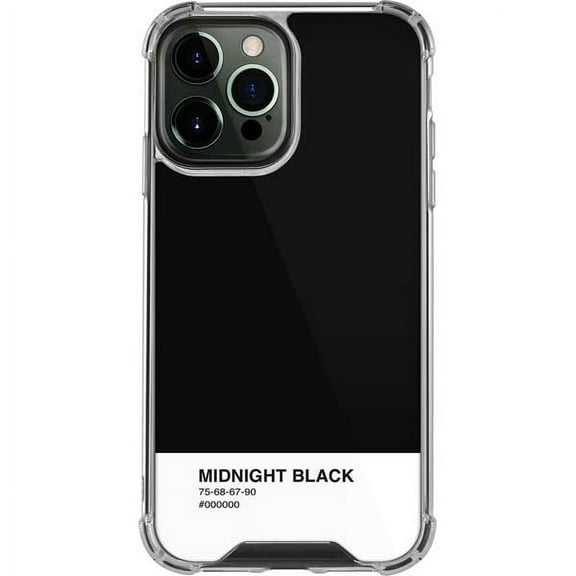 Skinit Color Palette Midnight Black iPhone 13 Pro Max Clear Case