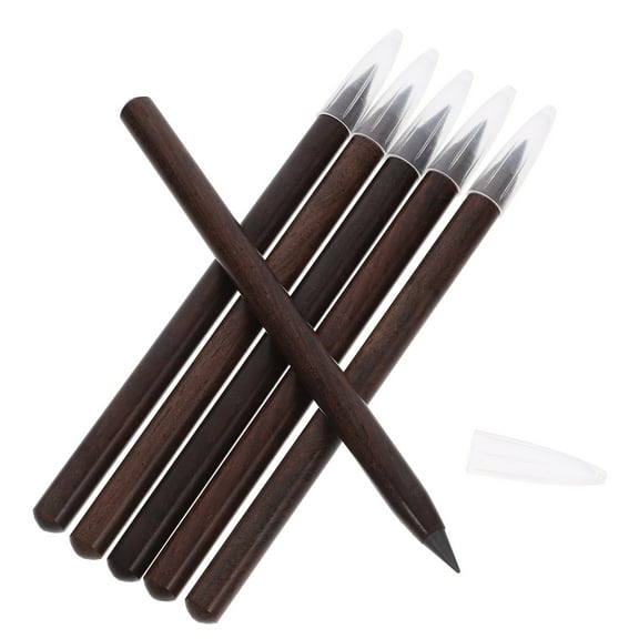 FOMIYES Masteelf 6pcs Everlasting Wooden Pencil Forever Convenient Practical Inkless Pencil