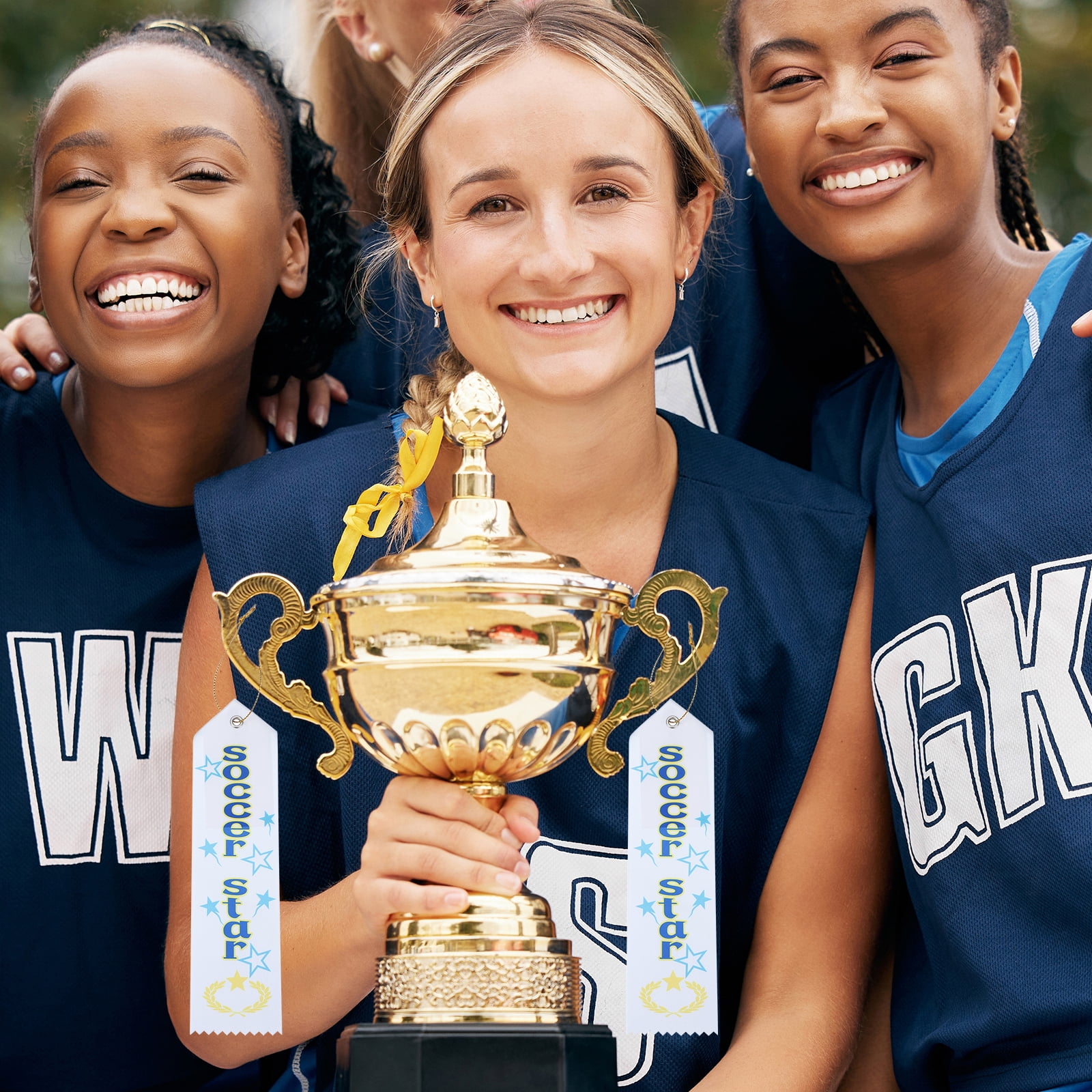Award Ribbons, VOLLEYBALL Participation Ribbons Soccer Medal Ribbons Bulk Winner Recognition Ribbons 50