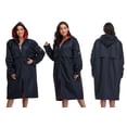thumbnail image 6 of Adoretex Unisex Adult & Youth Waterproof Swim Parka (PK008) - Navy/Red - XX-Large, 6 of 7