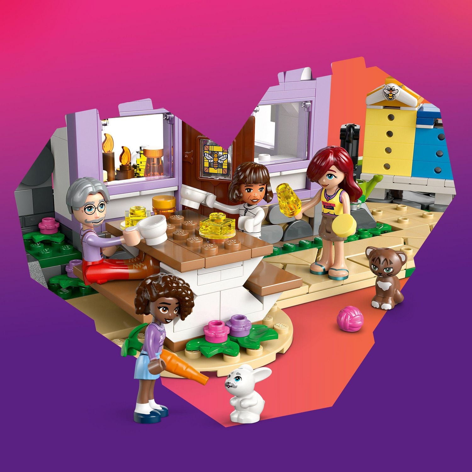 LEGO Friends La maison des apiculteurs et le jardin fleuri 42669 Ensemble de construction (1161 pièces)