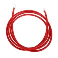 thumbnail image 1 of Unique Bargains 1 Pc Cable Inversor de Batería Universal 3/8" Lug 8FT Cable de Batería 5 AWG Gauge Rojo Cobre Estañado, 1 of 7