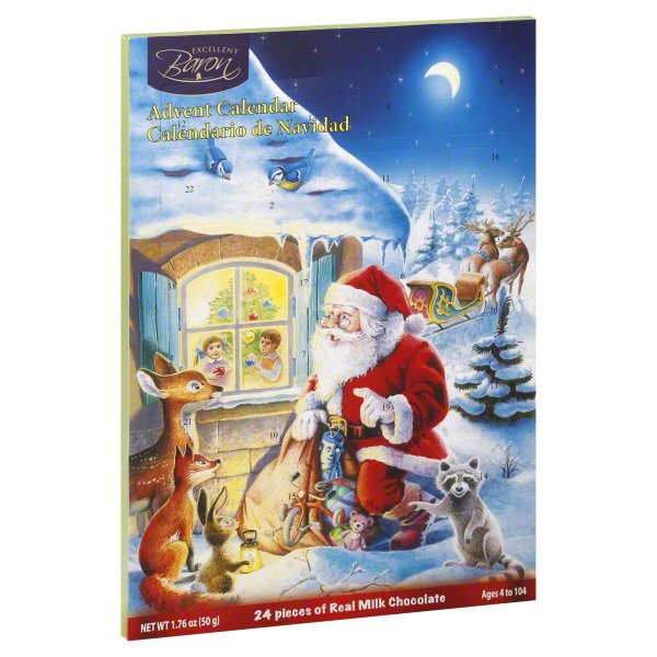 European Chocolate Excellent Baron Advent Calendar, 24 ea - Walmart.com