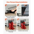 thumbnail image 5 of KFFKFF Shipping Container Jack Lug with U-Shaped Handle, 1-Pack, Durable Storage Leveler Booster for Outdoor Use, Heavy-Duty Container Jack Lug for Shipping, Logistics, and Warehouse Applications, 5 of 9