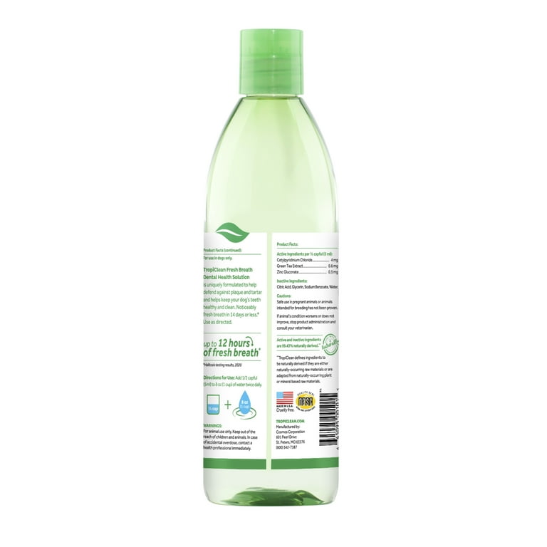 Fresh breath by tropiclean water additive reviews 2025