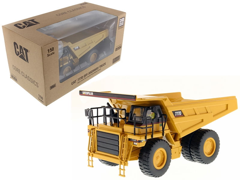 CAT777D Off Highway Trck シルバーメタリック50:1 CAT 777D Off-Highway Truck 1/50 Scale Diecast Model