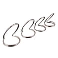 thumbnail image 1 of HEVIRGO 4Pcs Metal Finger Ring Protector Plectrum Thumb Forefinger Picks for Guitar Bass, 1 of 10