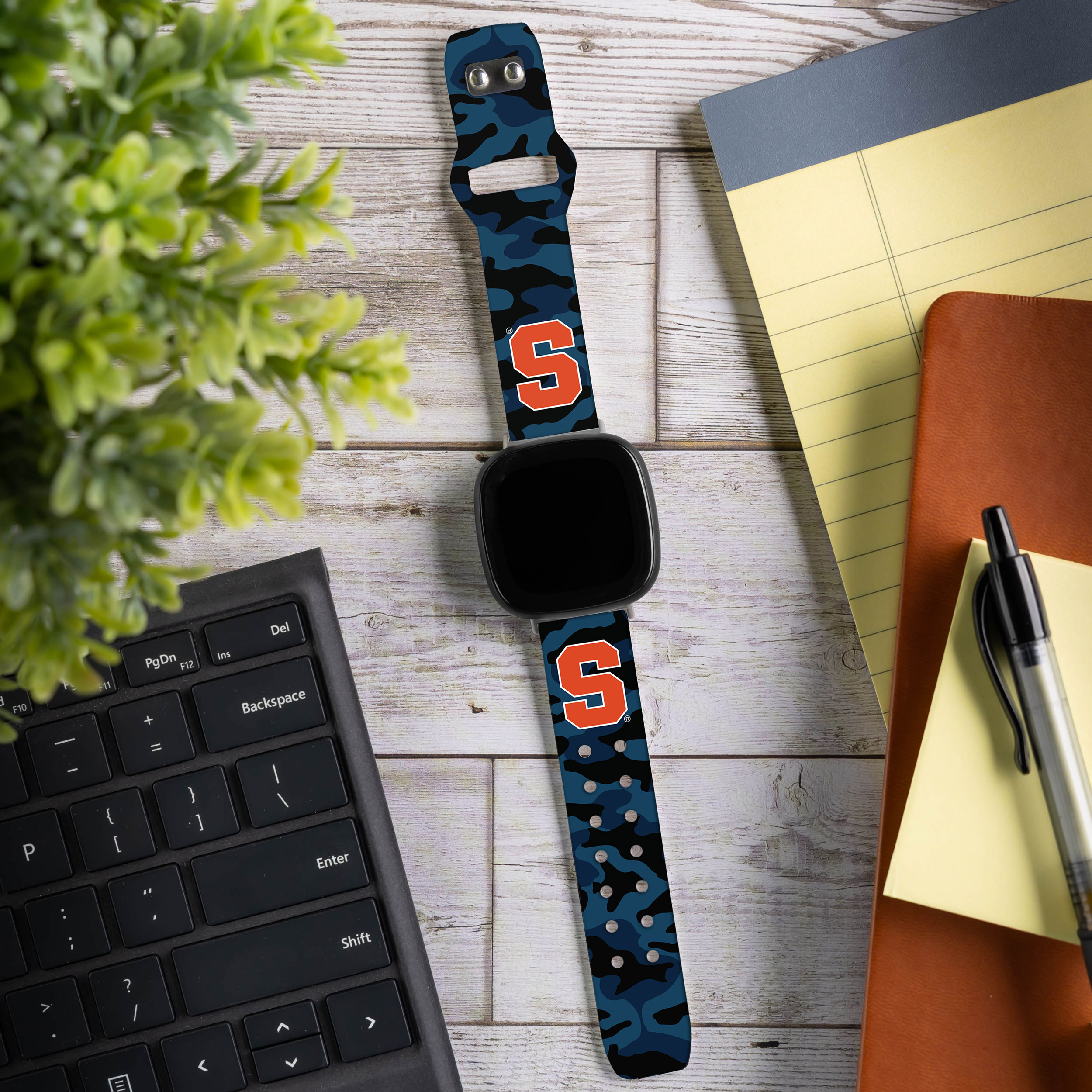 Syracuse HD Camo Unisex Watch Band for FitBit Versa 3 & Sense (Short)