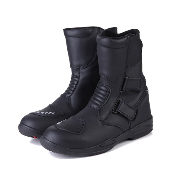Breathable Motorcycle Boots for All Seasons - Unisex Motorcycle Cycling Shoes,Black,43