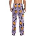thumbnail image 4 of FORMRS Mens Pajama Pants with Pockets Sleepwear Lounge Bottoms Sizes S-2XL, Halloween Pumpkin, 4 of 7