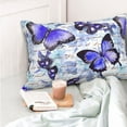 thumbnail image 4 of Fotbe Butterflies Funda de Almohada Decorativa Estilo Occidental, Lujo en Algodón, Fundas para Almohadas King, Cojín Estampado para Decoración del Hogar-20"x30", 4 of 6
