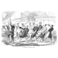 thumbnail image 2 of Opium Traffic 1857. Nchinese Coolies Discharging Bales Of Opium From A Steamship At Hong Kong. Wood Engraving English, 2 of 2
