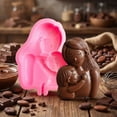 thumbnail image 4 of Silicone Parent Child Candle Family Love Soap DIY Resin Casting For Plaster Crafts Handmade Gift Making, 4 of 6