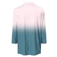 thumbnail image 5 of Blouses pour Femmes, T-shirt Assorti Col en V Col Rabattu Manches 3/4, 5 of 5