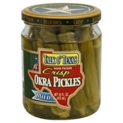 (5 pack) Talk O' Texas Mild Okra Pickles, 16 fl oz