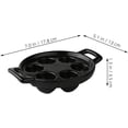 thumbnail image 4 of CRILSTYLEO Ceramic Snail Plate Baking Dish Escargot Serving Dish for Home Restaurant Wear-resistant for Shell Foods, 4 of 8
