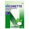 Nicorette Nicotine Lozenges, Stop Smoking Aids, 2 mg, Mint, 72 Count