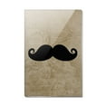thumbnail image 1 of Curly Mustache Rectangle Acrylic Fridge Refrigerator Magnet, 1 of 4
