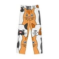 thumbnail image 4 of Bingfone Funny Cats Mens All Over Print Sleep Pajama Pants-X-Large, 4 of 9