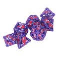 thumbnail image 1 of Dados poliédricos, juego de 7 dados rodantes, juego de dados para juegos de rol, juego de dados rodantes, gran rendimiento, 1 of 14