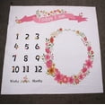 thumbnail image 2 of SUNSIOM Baby Photography Background Cloth MonthMilestone Blanket Decorations, 2 of 7