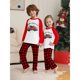 thumbnail image 3 of Conjuntos de pijamas navideños a juego para toda la familia 2024, estampado de rayas verdes, ropa de dormir para adultos, papá, madre e hija, ropa para bebés y niñas, 3 of 5