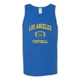 thumbnail image 2 of City of Los Angeles LAC American Football Fantasy Fan | Mens Sports Graphic Tank Top, Royal, 3XL, 2 of 4
