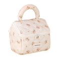 thumbnail image 1 of Bolsa de maquillaje acolchada de viaje, organizador de maquillaje, bolsa de lavado con doble cremallera, portátil para Oso, 1 of 9