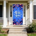 thumbnail image 4 of Antqov 4th of July Door Cover 35x73" Patriotic Front Door Cover US Flag Memorial Day Decoration Independence Day Large Hanging Door Covers Banner for Outdoor Porch Party Home Decor, 4 of 6