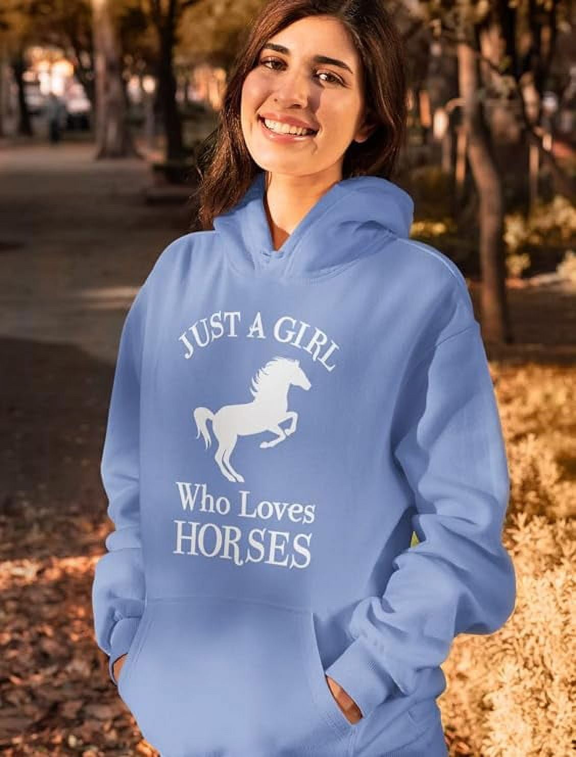 Just a Girl Who Loves Horses Women's Hoodie - Exclusive Equestrian