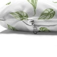 thumbnail image 4 of Botanical Pet Bed, Hand Drawn Philodendron Leaves Images in Repeating Design Monochrome Art, Resistant Pad for Dogs and Cats Cushion with Removable Cover, 24" x 39", Olive Green White, by Ambesonne, 4 of 4
