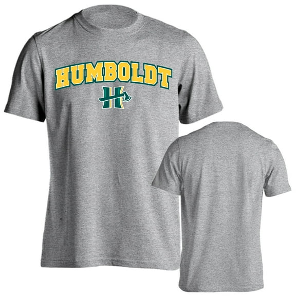 Cal Poly Humboldt Lumberjacks Classic Arch with Mascot Short Sleeve T-Shirt
