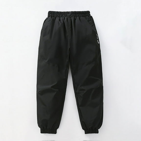 Piuwrlz Black Sweatpants Teen Boys Cotton Jogger Pants Cotton Pant Black Size 14 Years
