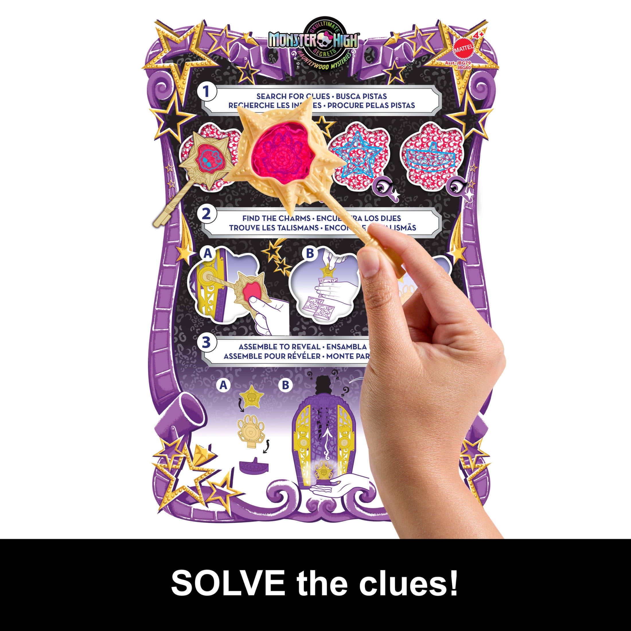 Monster High Skulltimate Secrets Hauntlywood Mysteries Doll, Clawdeen Wolf with 19+ Surprises