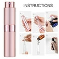 thumbnail image 4 of Lisapack 8ML Atomizer Perfume Spray Bottle for Travel, Empty Refillable Cologne Dispenser, Portable Sprayer (Pink), 4 of 8